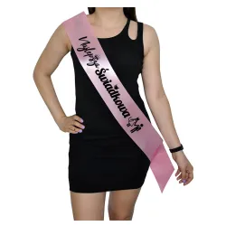 Szarfa RÓŻOWA Wieczór Panieński Najlepsza Świadkowa